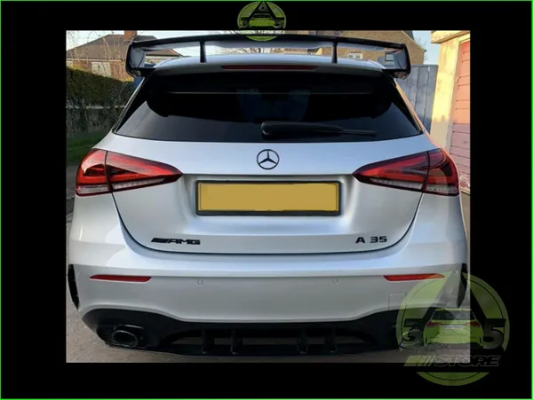 A35 Gloss Black Rear Badges Set