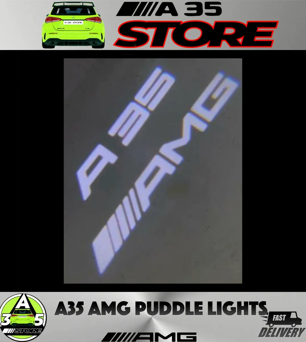 A35 Amg Logo Puddle Lights